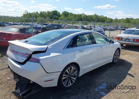 2018 Lincoln Mkz Hybrid Reserve from USA, damaged, VIN 3LN6L5MU2JR621765